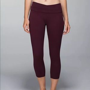 Lululemon Wunder Under Crop II Shine Dot Legging